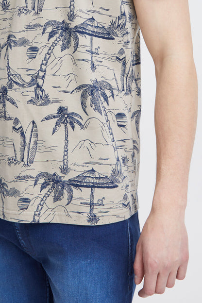 Short Sleeve Coconut Tree T-shirt