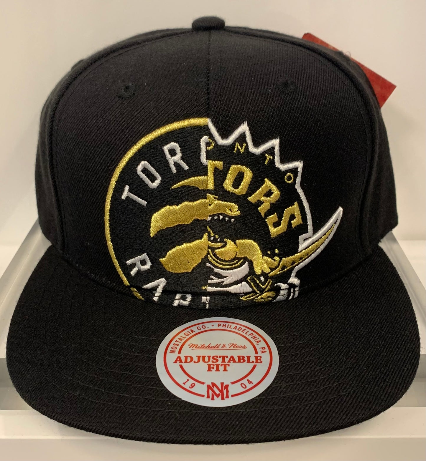 Half and Half Gold Raptors Hat