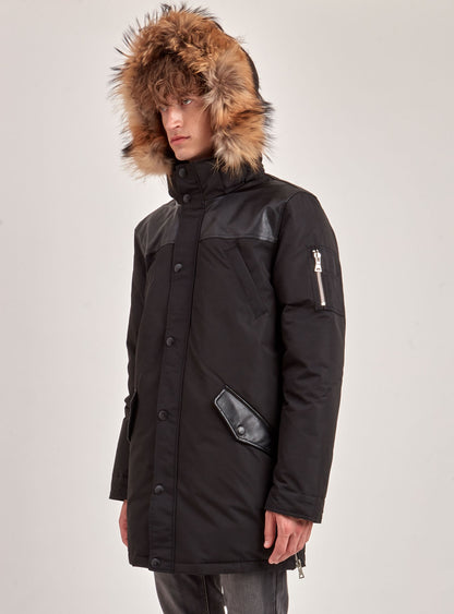 XAVIER | BLACK LABEL PREMIUM DOWN RACCOON FUR TRIM JACKET (-40°C)