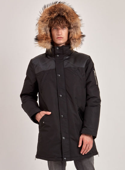 XAVIER | BLACK LABEL PREMIUM DOWN RACCOON FUR TRIM JACKET (-40°C)